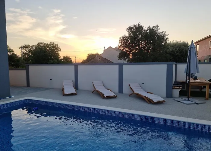 Luxury With A Swimming Pool Petrcane, Zadar - 22839 فيلة بيتريتْشاني